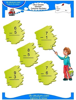 Çocuklar İçin toplam işlemi yaprak testleri 